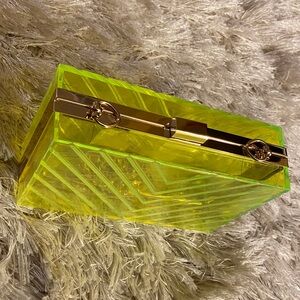 Neon Green Acrylic Clutch